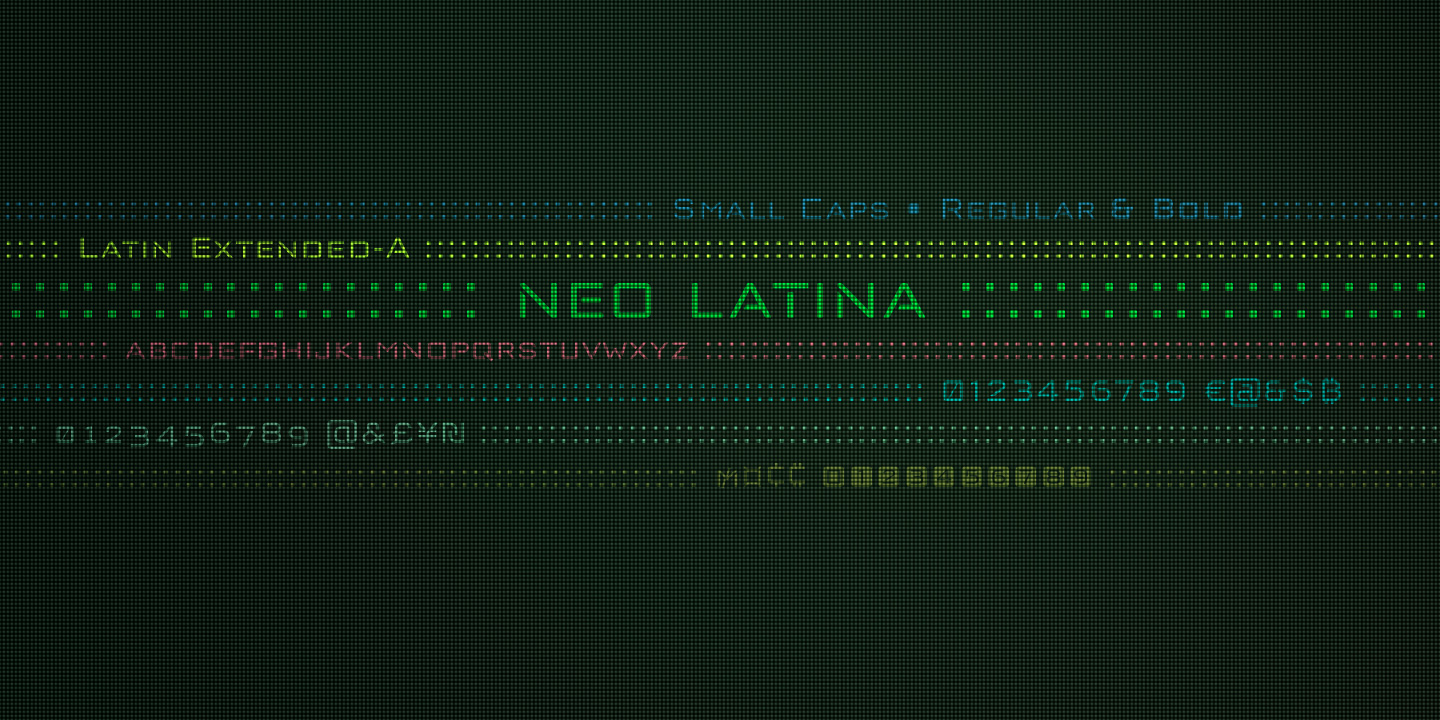 Przykład czcionki Neo Latina Bold